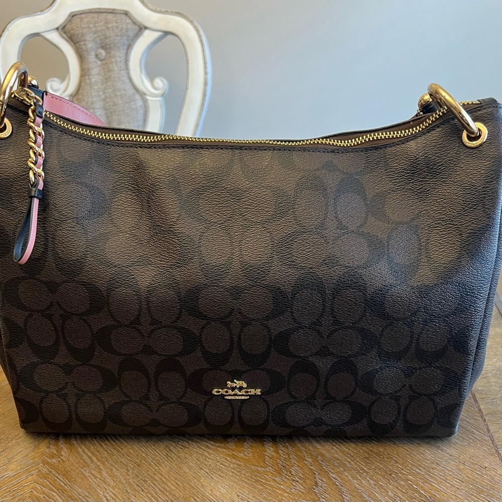 Coach F28967 Signature Shoulder Bag for Women COACH